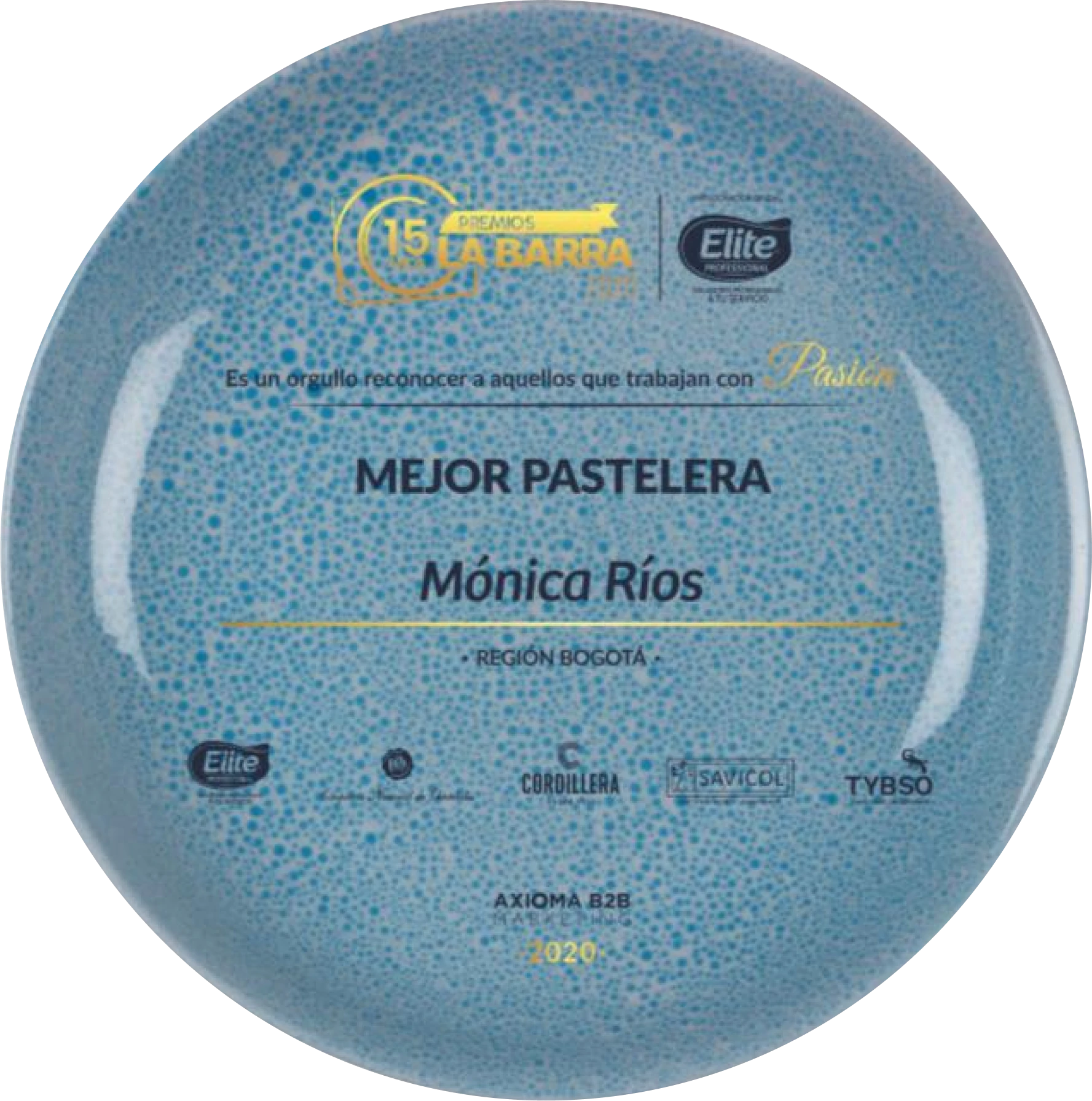 Premio: Mejor Pastelera Premio: Mejor Pastelera